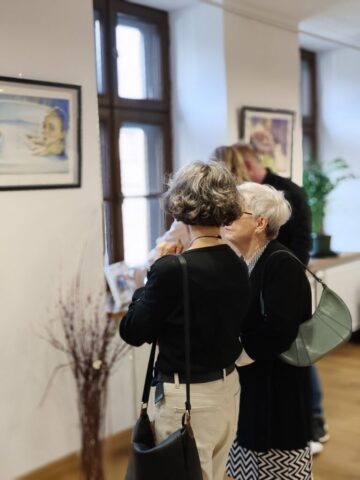 "Barwa i blask" - galeria wernisażu wystawy